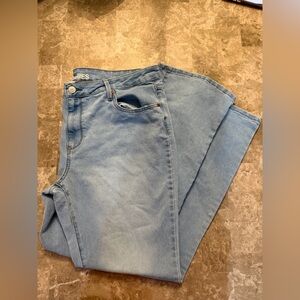 No Boundaries Light Wash Bootcut Jeans Womens Size 20 Denim Casual Stretch